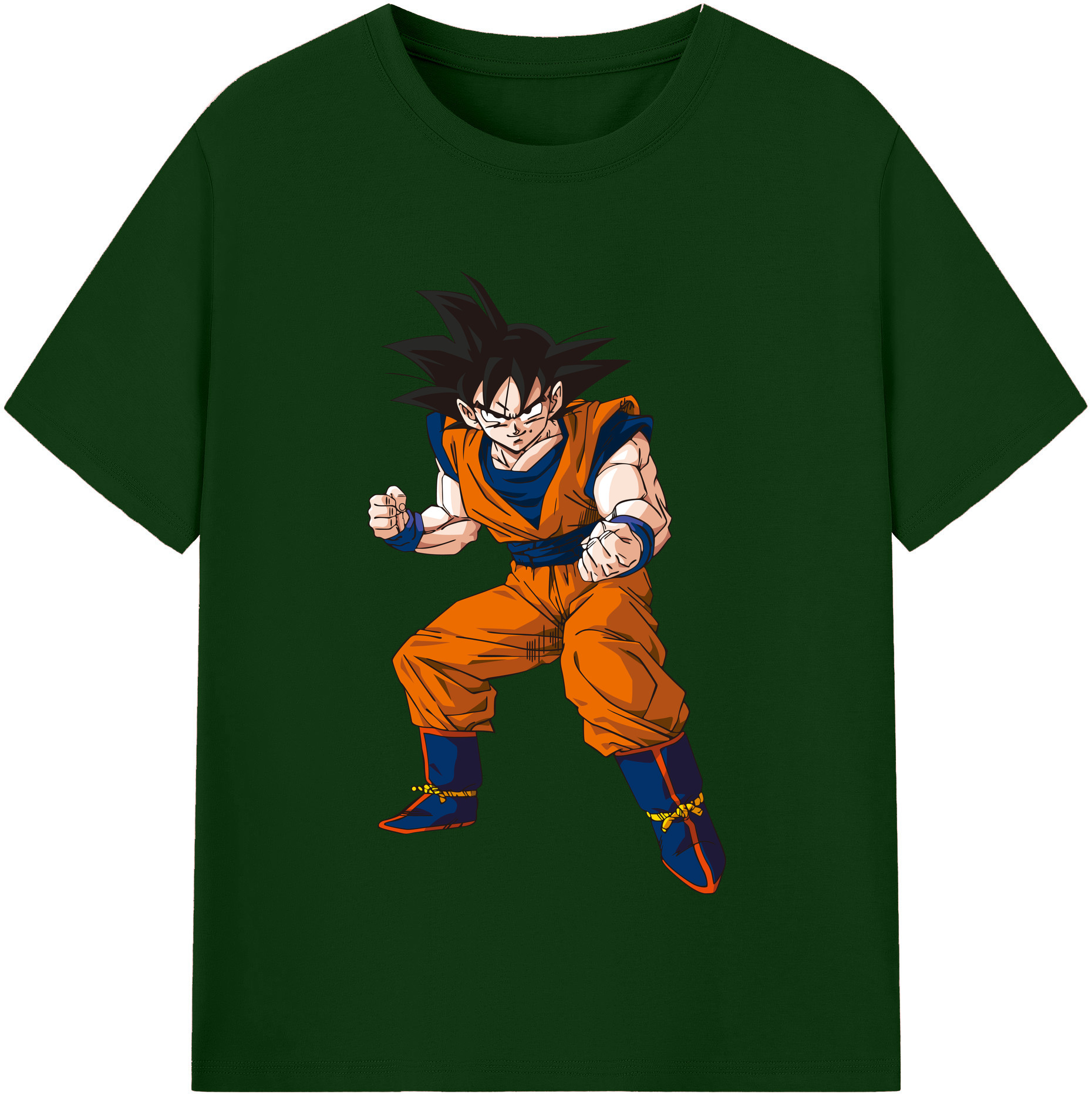 （画像用） ドラゴンボール 孫悟空（そん ごくう）Son Goku カカロット DRAGON BALL Kakarotto 綿100％半袖Tシャツ（フロントプリント）